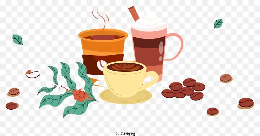 Café，Chocolate Quente PNG