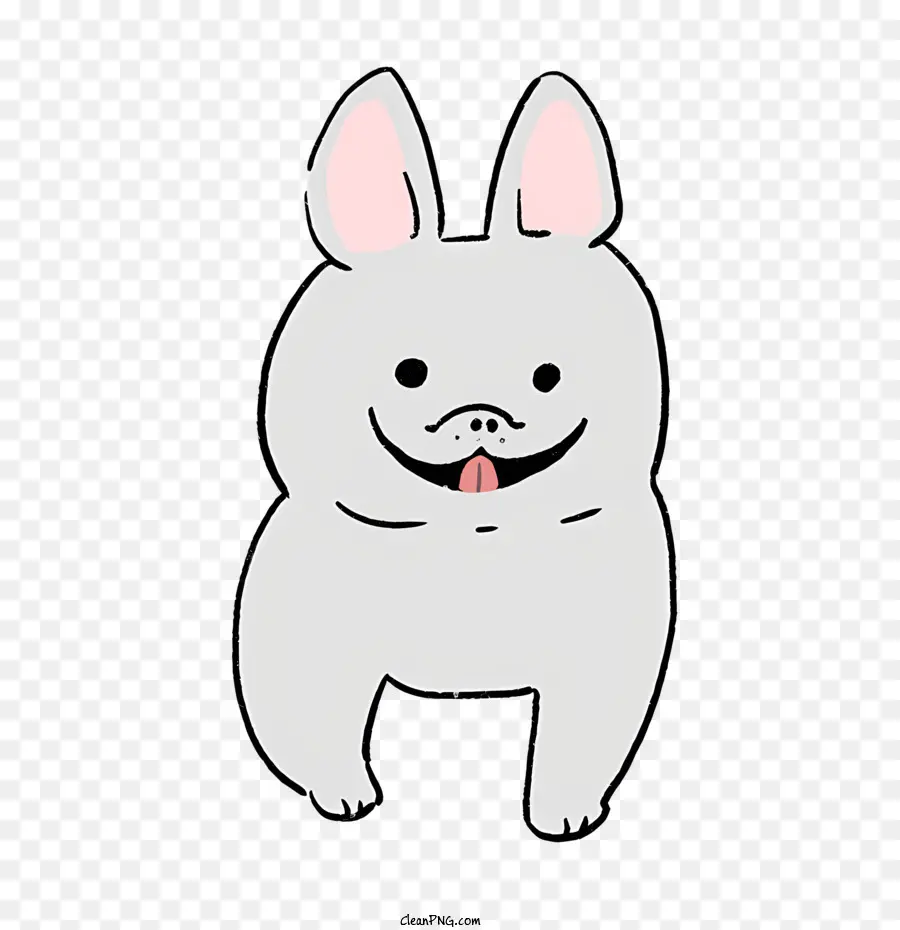 Cartoon，Cão Branco PNG