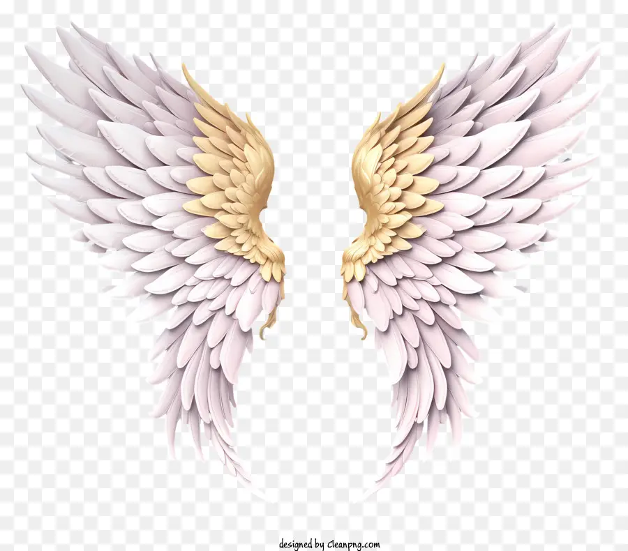 Pastel Angel Wings，Asas De Anjo PNG