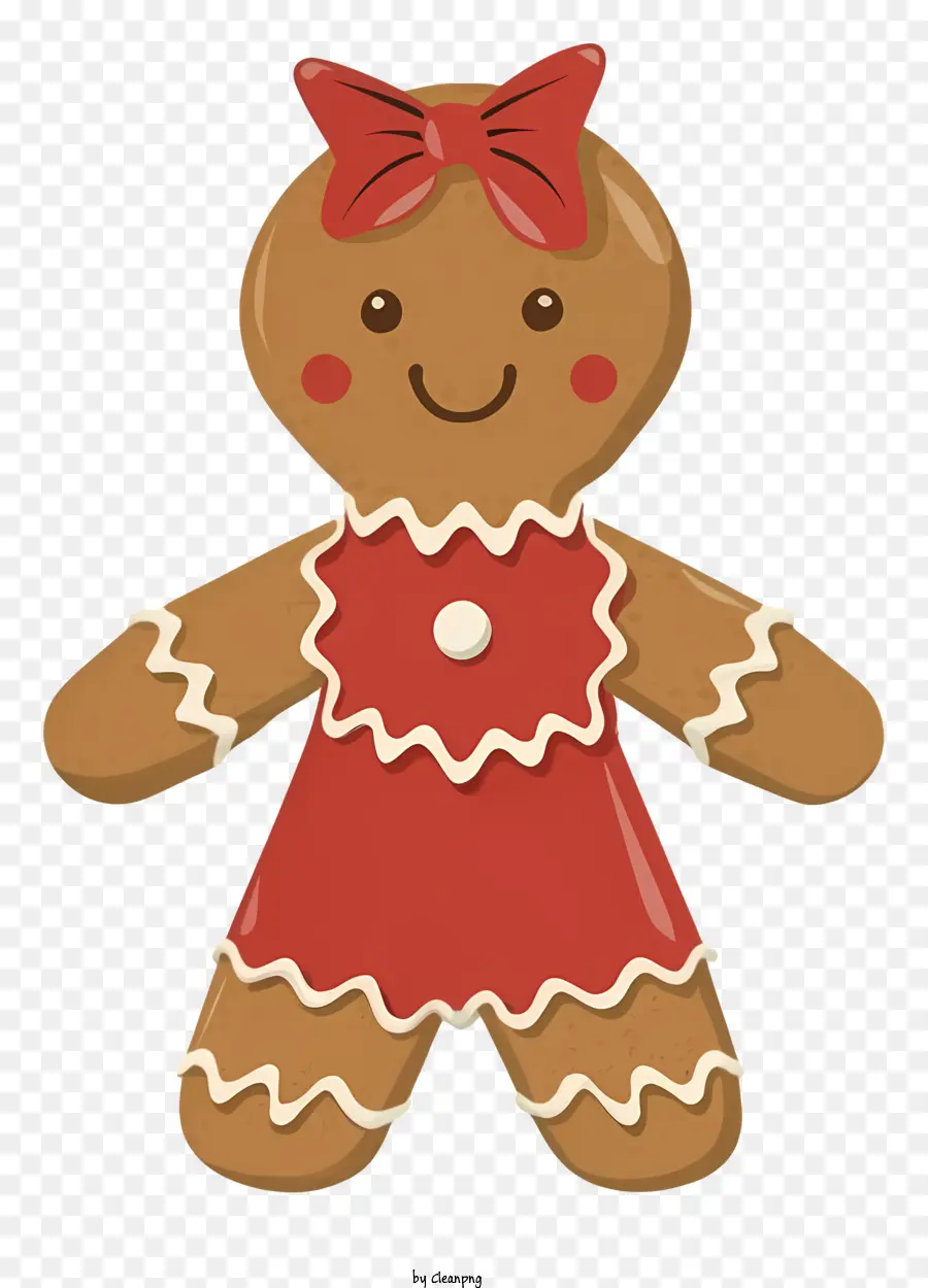 Cartoon，Gingerbread Menina PNG