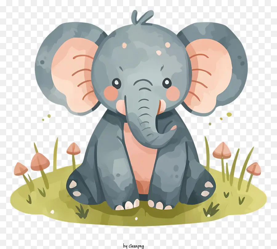 Cartoon，Desenho De Elefante De Desenho Animado PNG