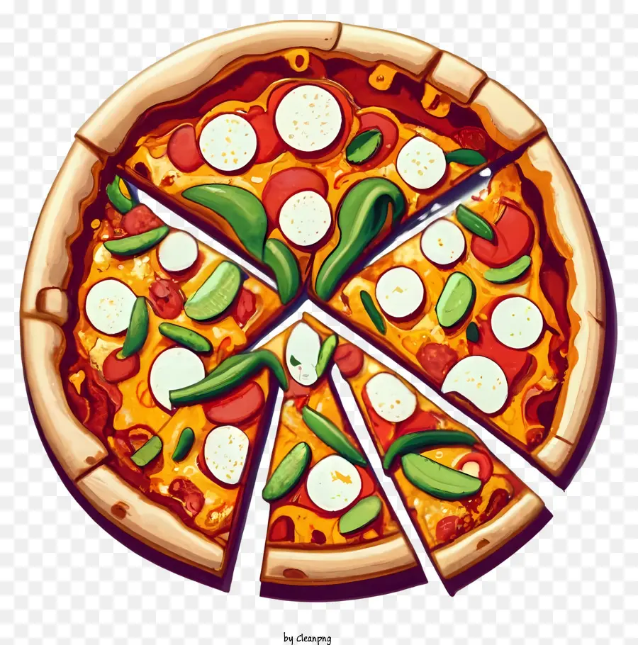 Cartoon，Pizza PNG