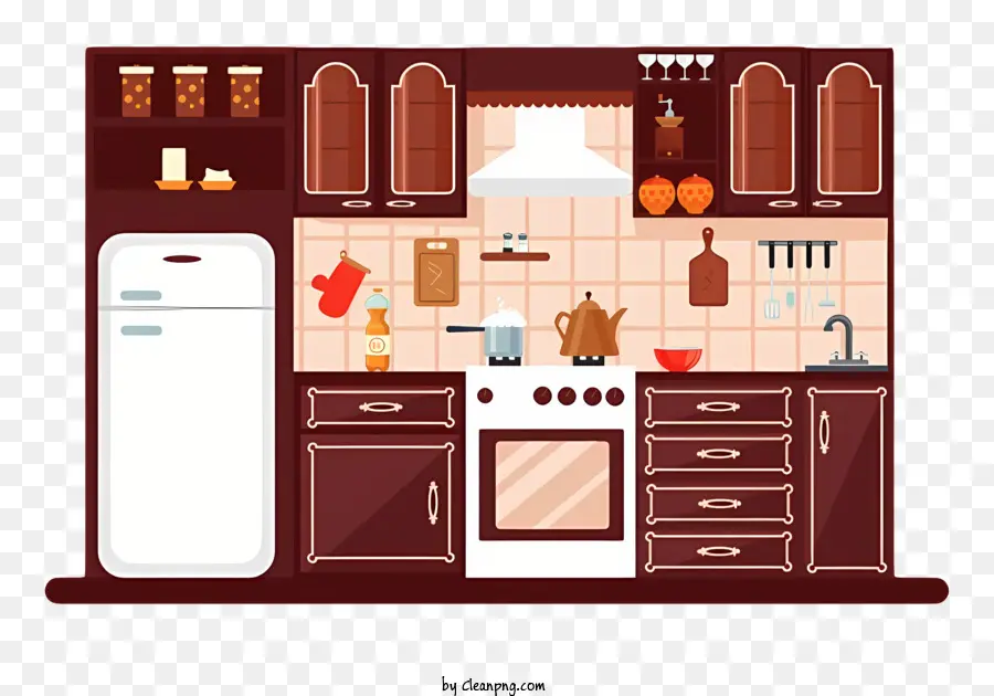 Kitchen，Cozinha Moderna PNG