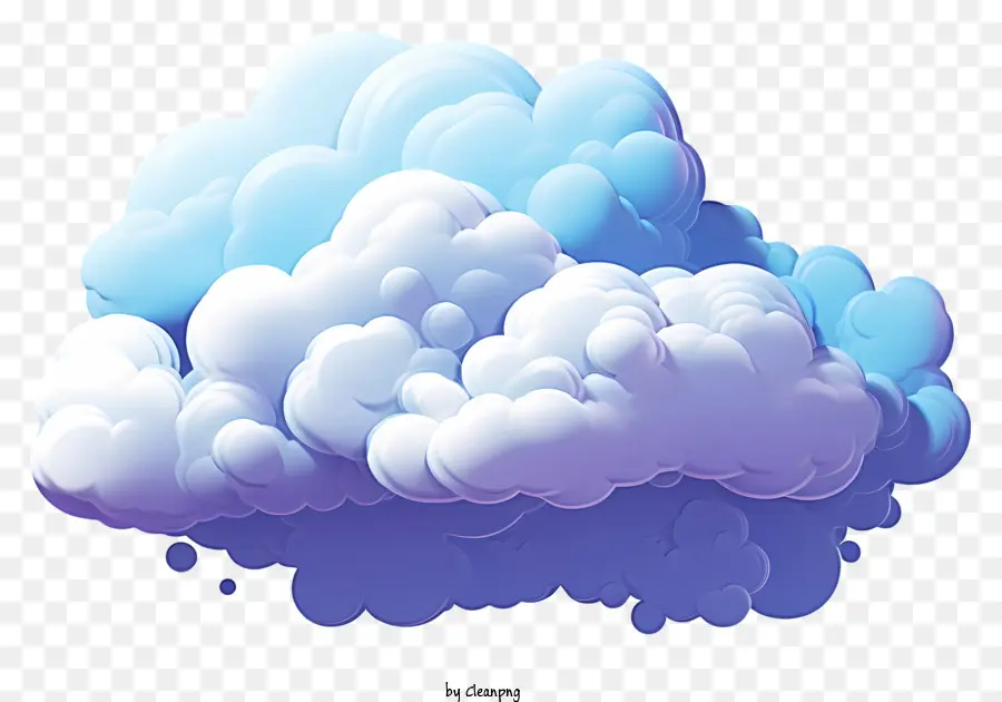 Cartoon Nuvem，Nuvem Gerada Por Computador PNG