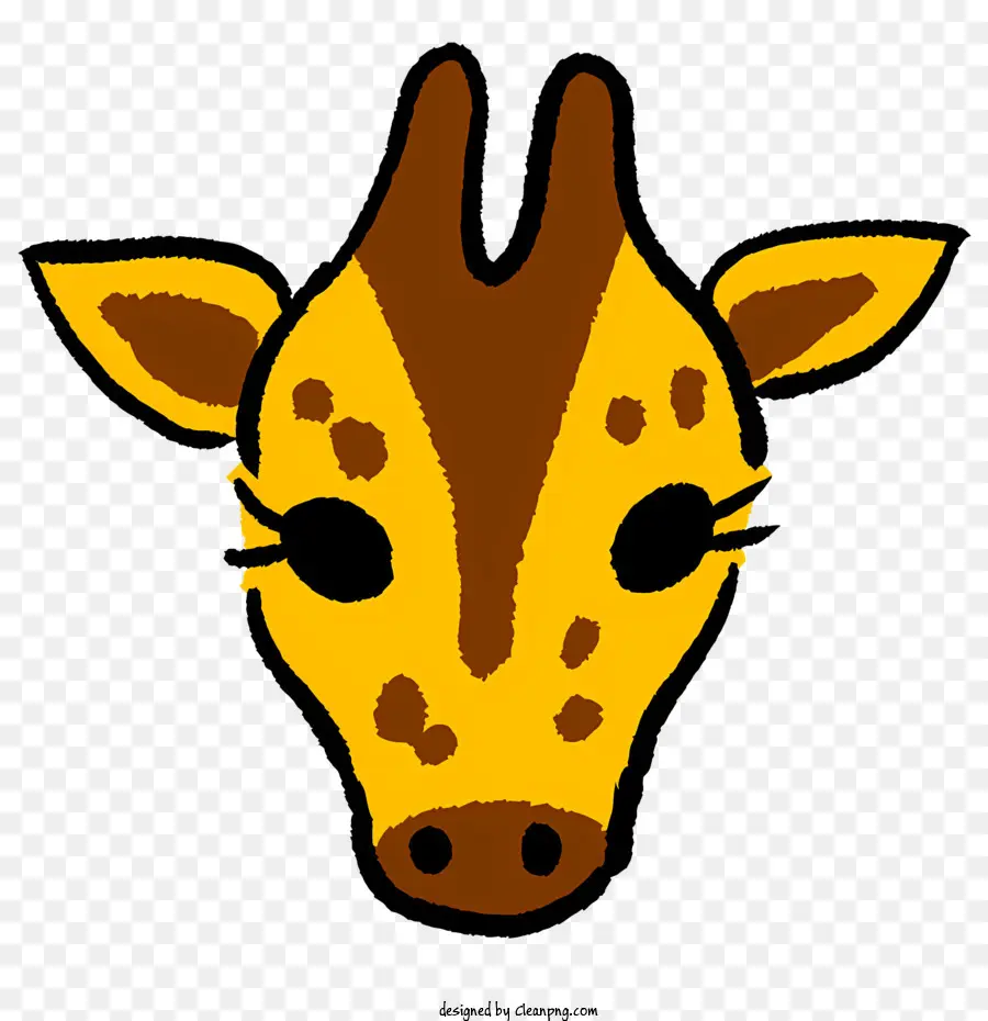 Desenho Animado，Cara De Girafa PNG