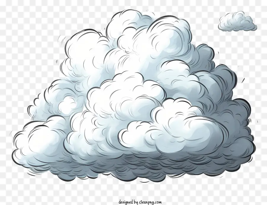 Esboço De Nuvem，Nuvem PNG