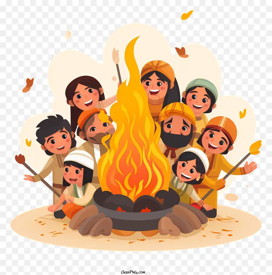 Bonfire Lohri，Campfire PNG