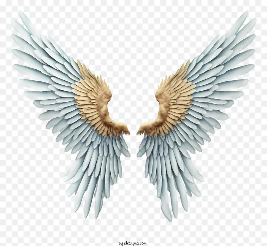 Angel Wings Emoji，Asas Brancas PNG