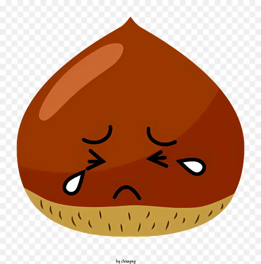 Desenho Animado，Castanha Triste PNG