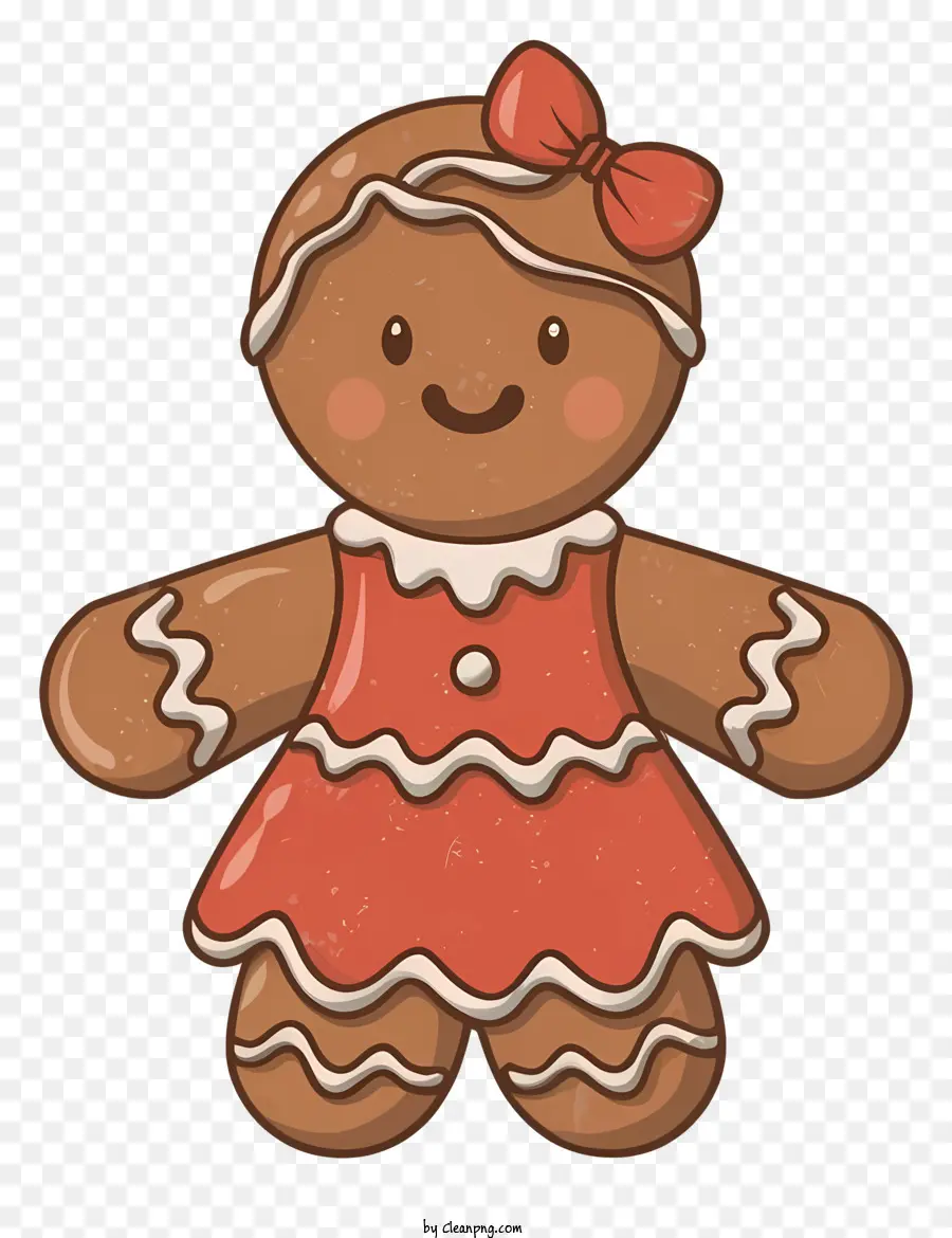 Cartoon，Gingerbread Menina PNG