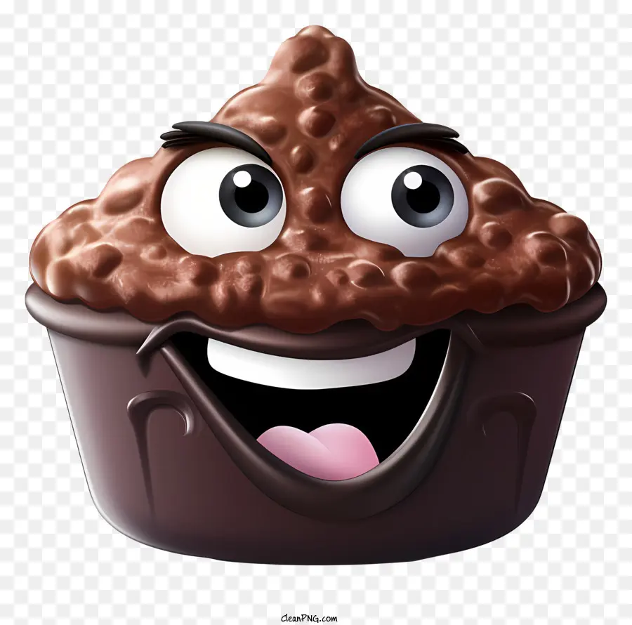 Chocolate Coberto Qualquer Dia Do Dia，Cupcake De Chocolate PNG