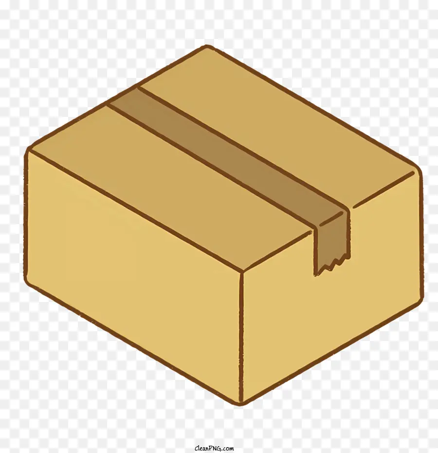 Cartoon，Cardboard Box PNG