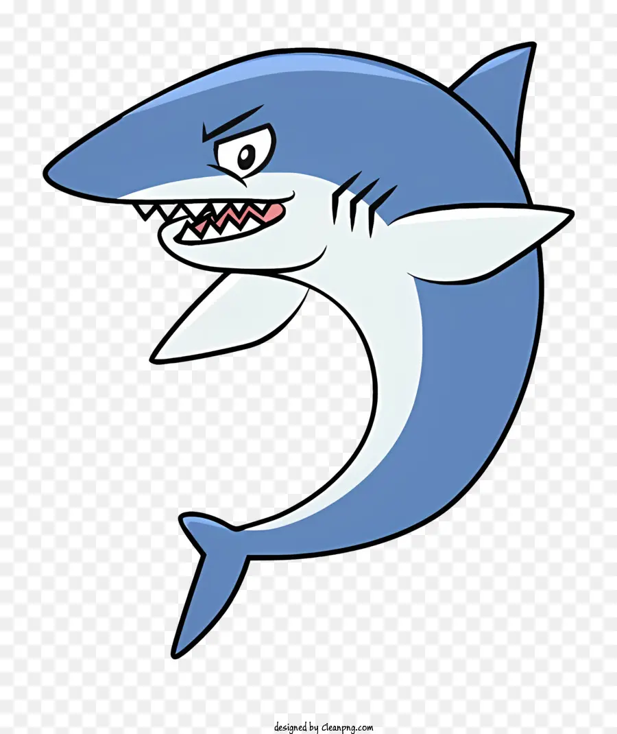 Cartoon，Angry De Tubarão PNG