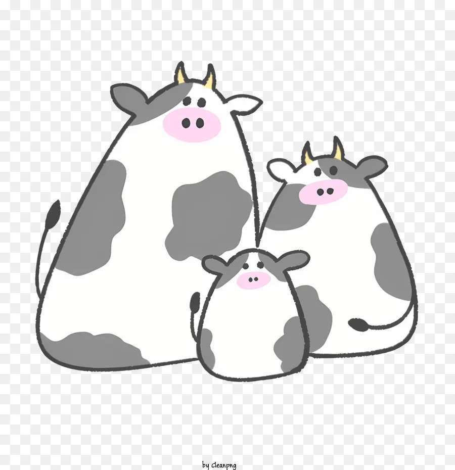 Cartoon，Vacas PNG