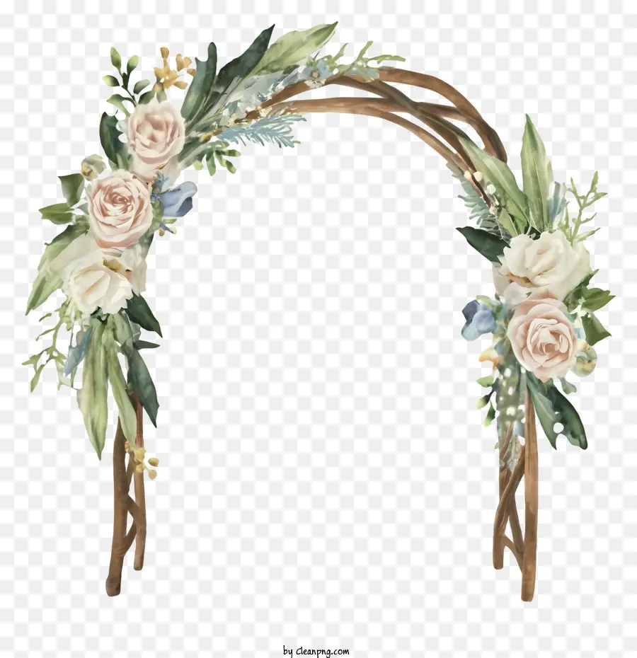 Desenho Animado，Arco De Flores PNG