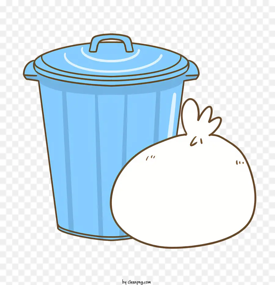 Cartoon，Garbage Can PNG