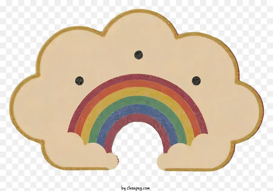 Cartoon，Cloud Rainbow PNG