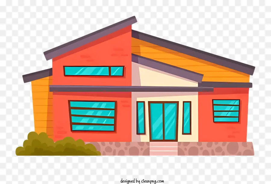 House，O Modern House PNG