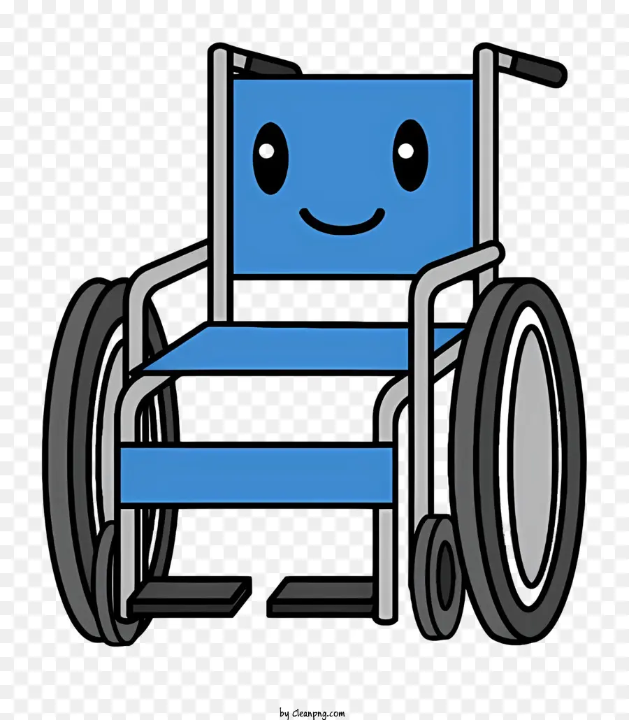 Cartoon，Azul Cadeira De Rodas PNG