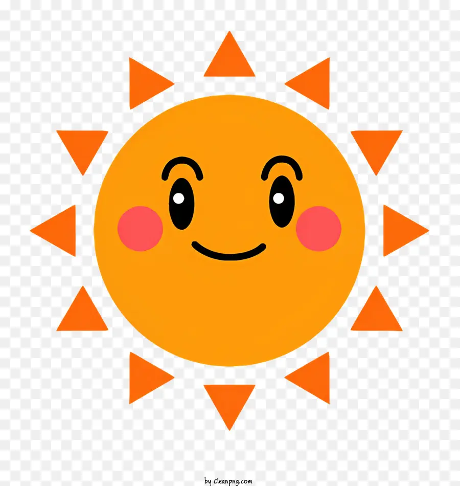 Cartoon，Sol Sorrindo PNG