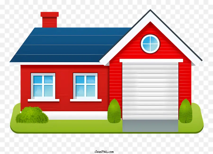 House，Vermelho E Branco PNG