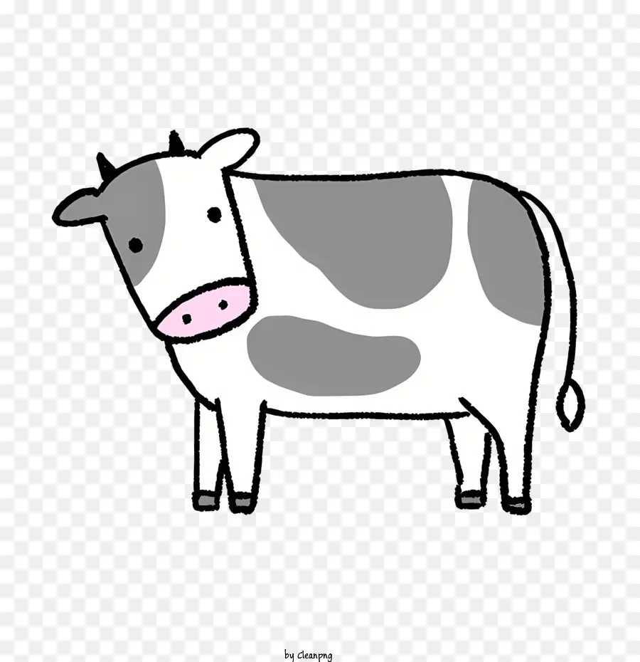 Cartoon，Cartoon Cow PNG