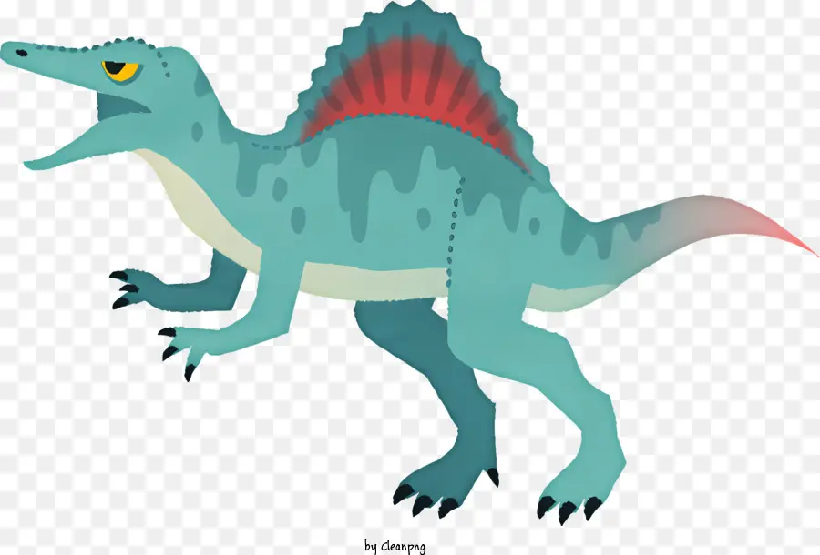 Desenho Animado，Dinossauro Verde PNG