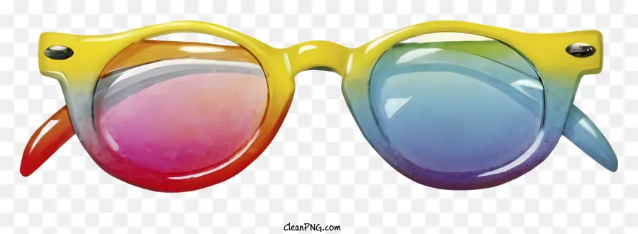 Cartoon，óculos De Sol Coloridos PNG