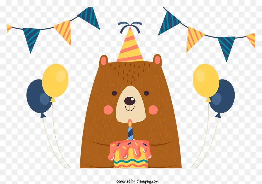 Aniversário，Urso PNG