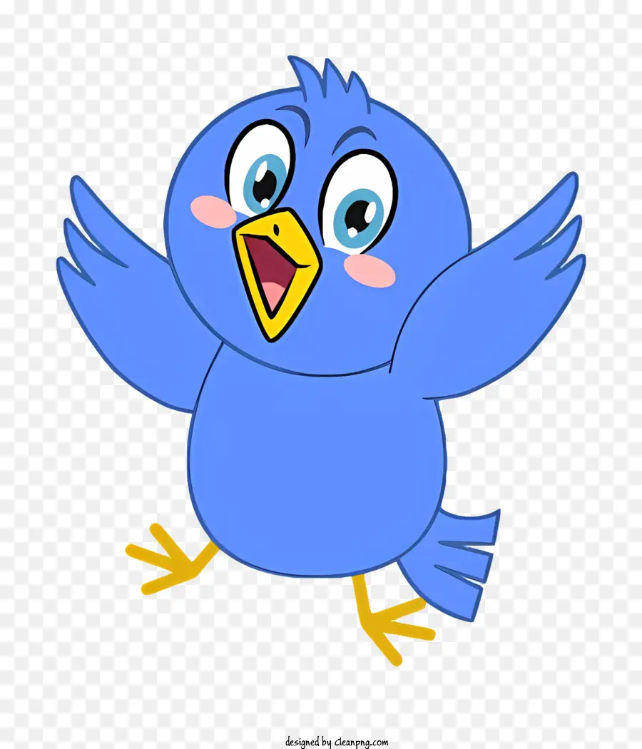 Cartoon，Pássaro Azul PNG