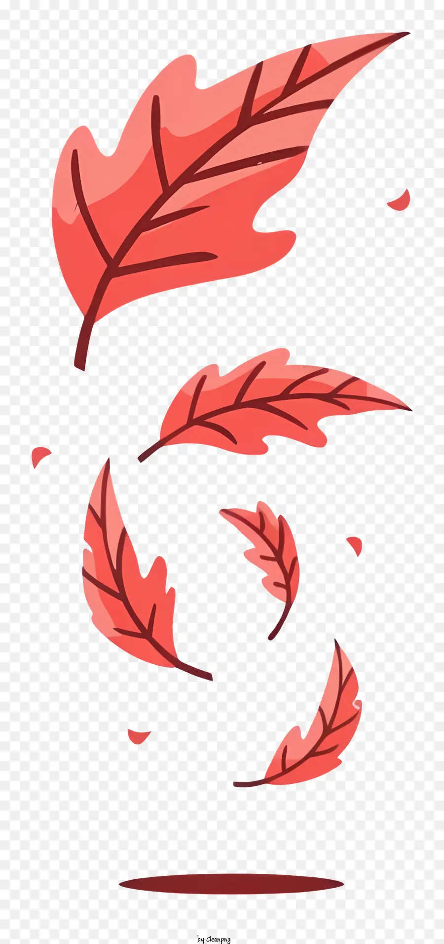 Cartoon，Red Maple Leaf PNG
