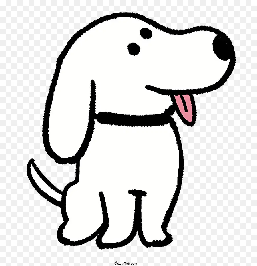 Cartoon，Cão Branco PNG