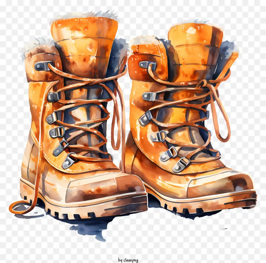 Botas De Inverno，Botas De Caminhada à Prova D'água PNG