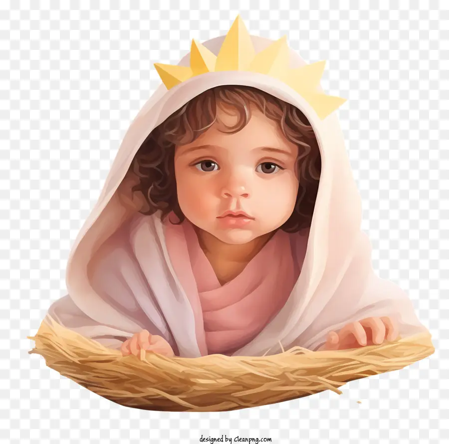 Baby De Jesus Pastel，Berço Do Bebê PNG