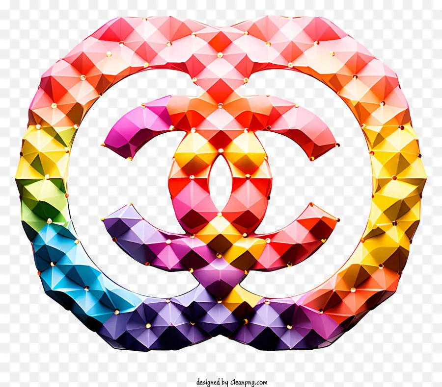 Chanel Logotipo，Arte Geométrica PNG