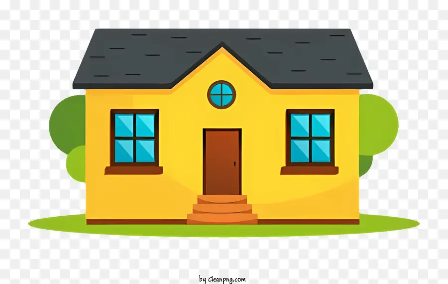 House，Pequena Casa Amarela PNG