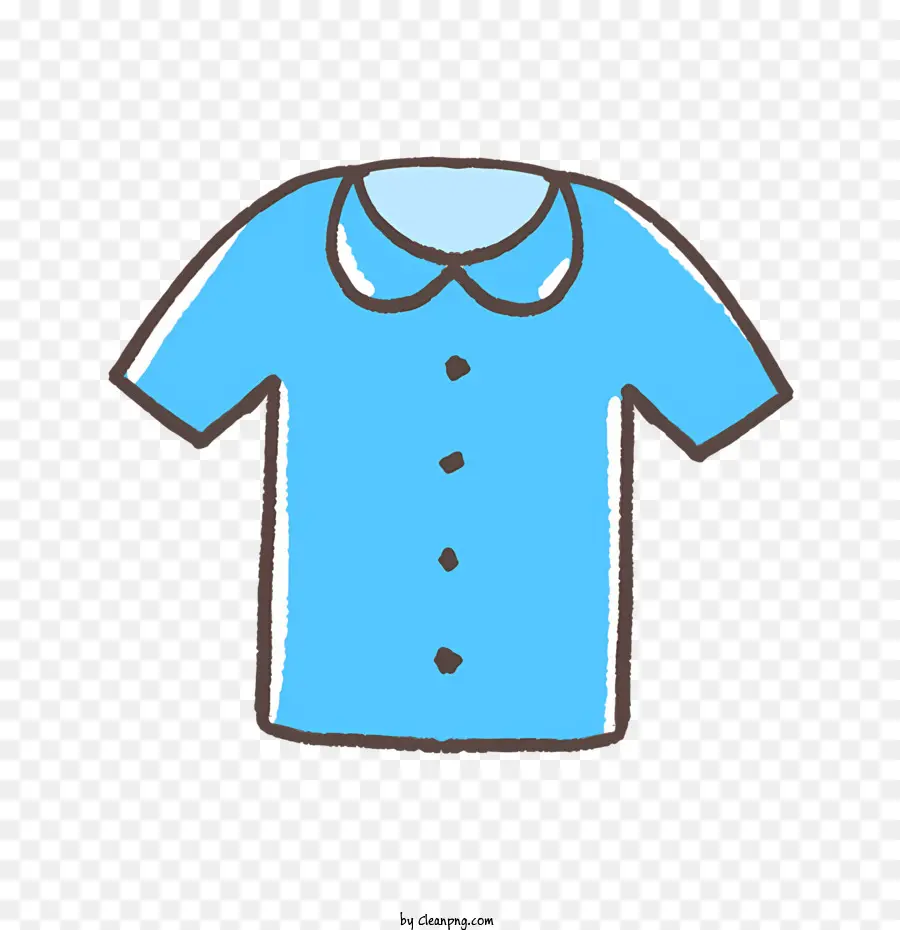 Cartoon，Camisa Azul PNG