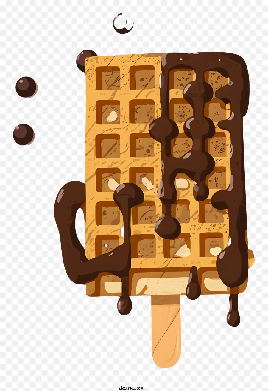 Cartoon，Waffle De Chocolate PNG