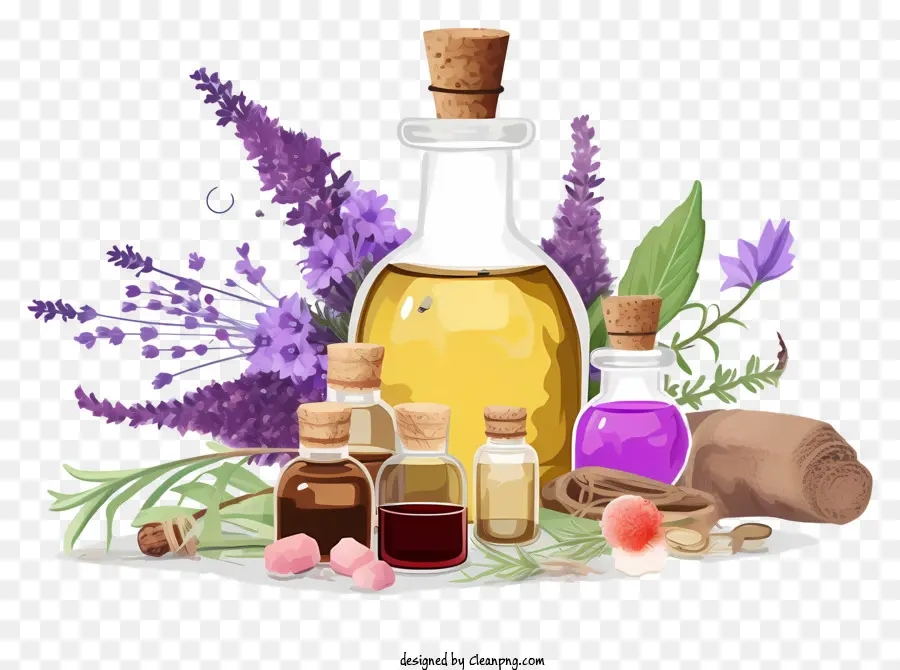Aromaterapia，óleos Essenciais PNG