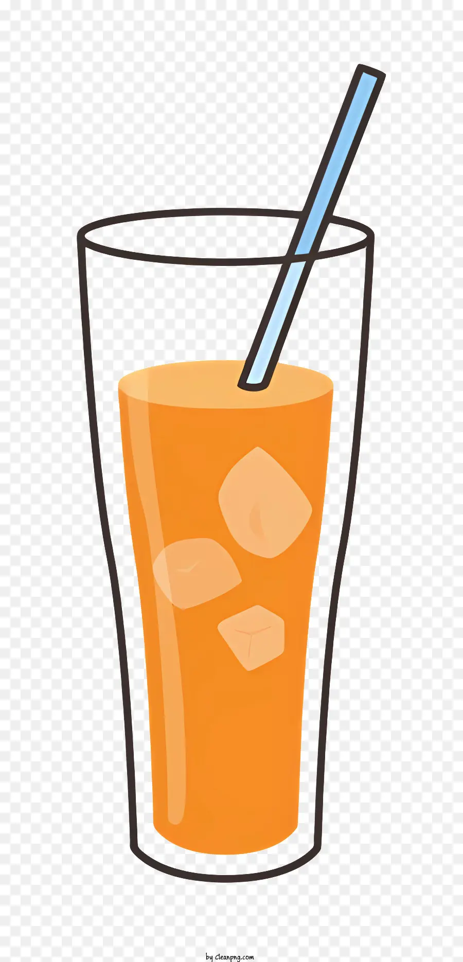 Cartoon，Orange Drink PNG