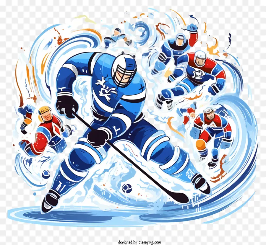 Doodle Ice Hockey，Hóquei No Gelo PNG