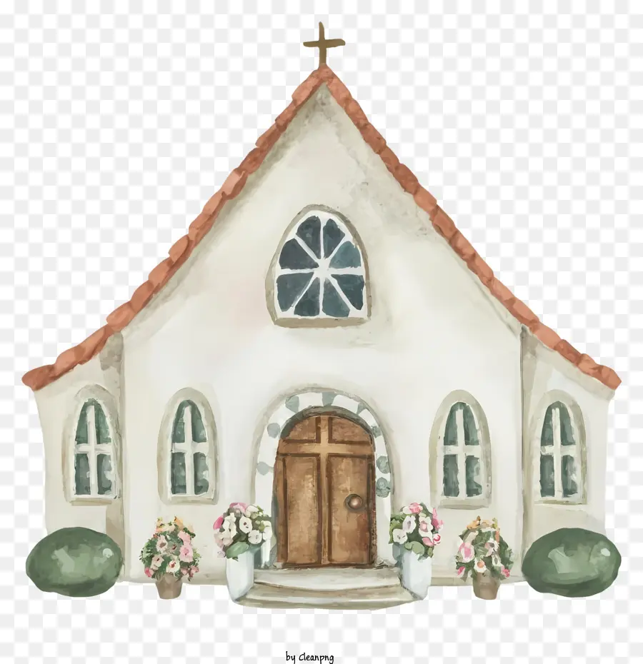 Desenho Animado，Edifício Da Igreja PNG