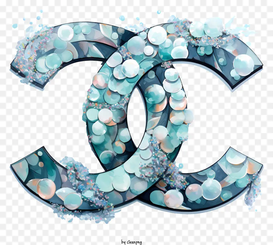 Logotipo Da Chanel，Chanel Silver Lettering PNG