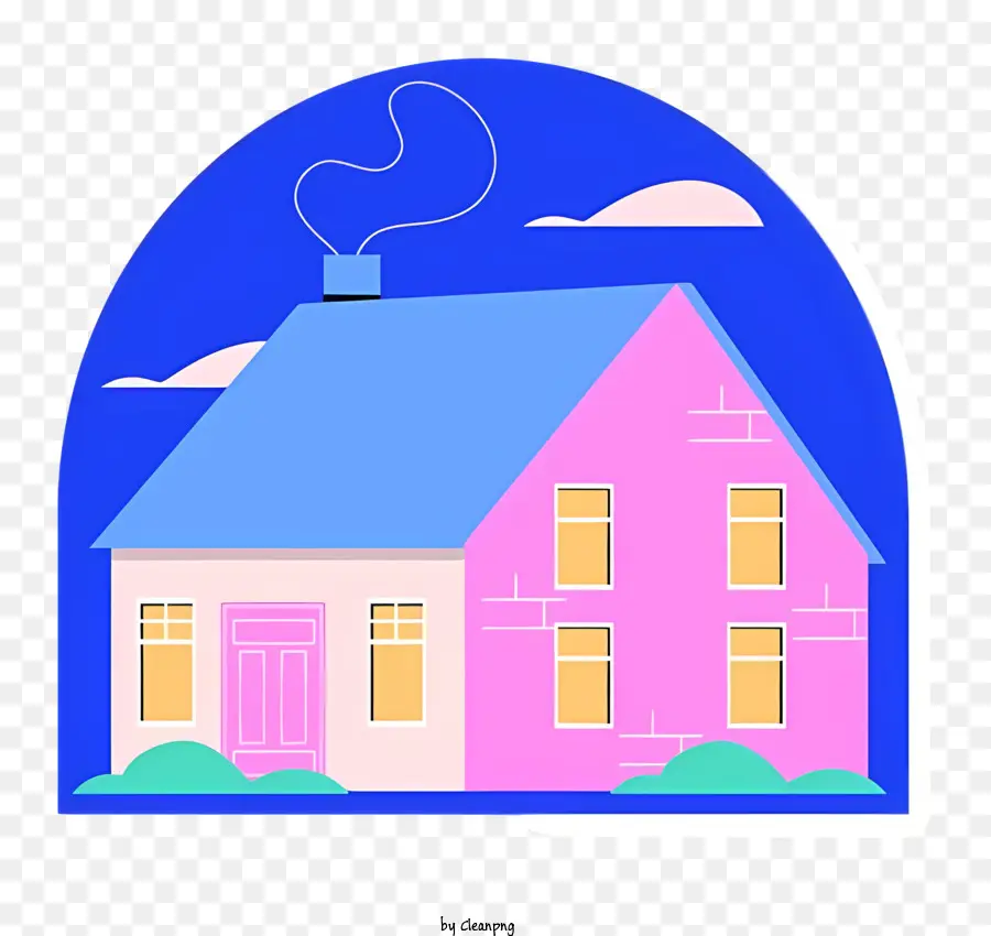 House，Cartoon Casa PNG