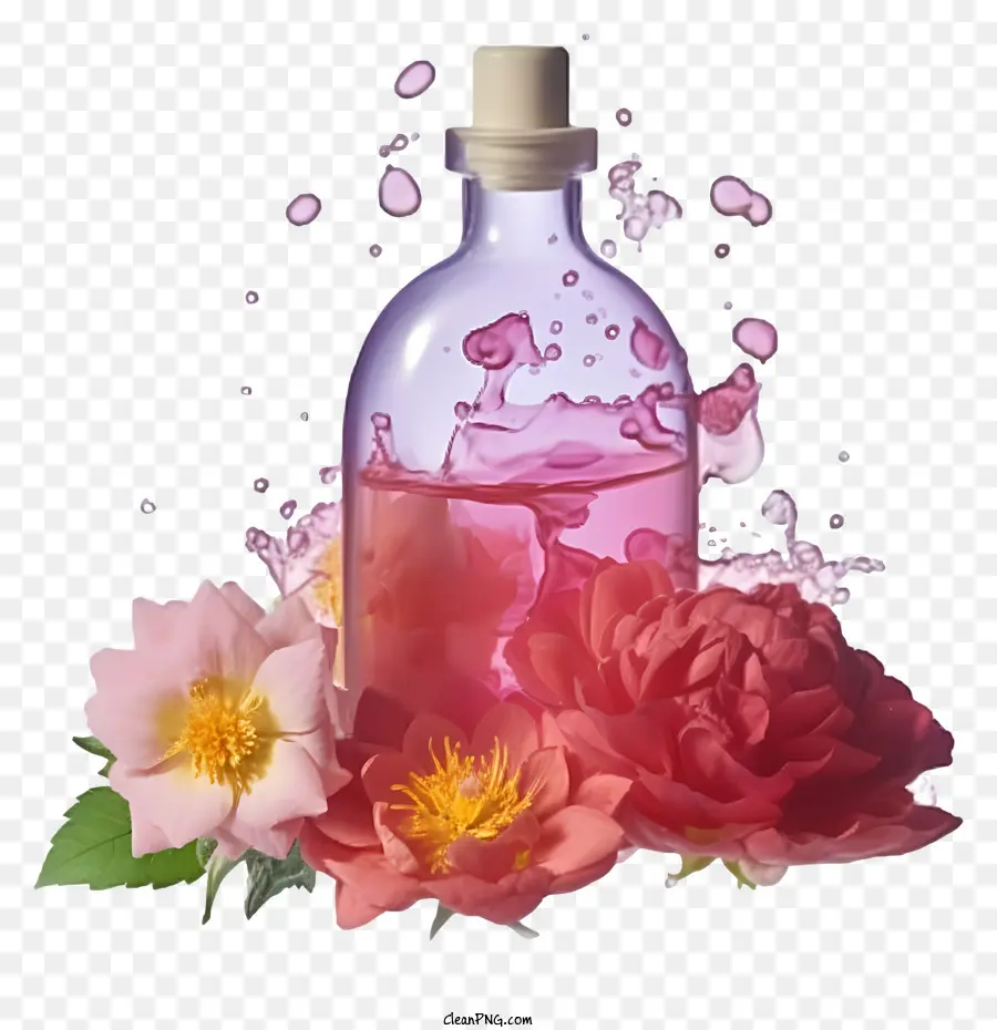 Terapia Com Essências Florais，Frasco De Perfume PNG