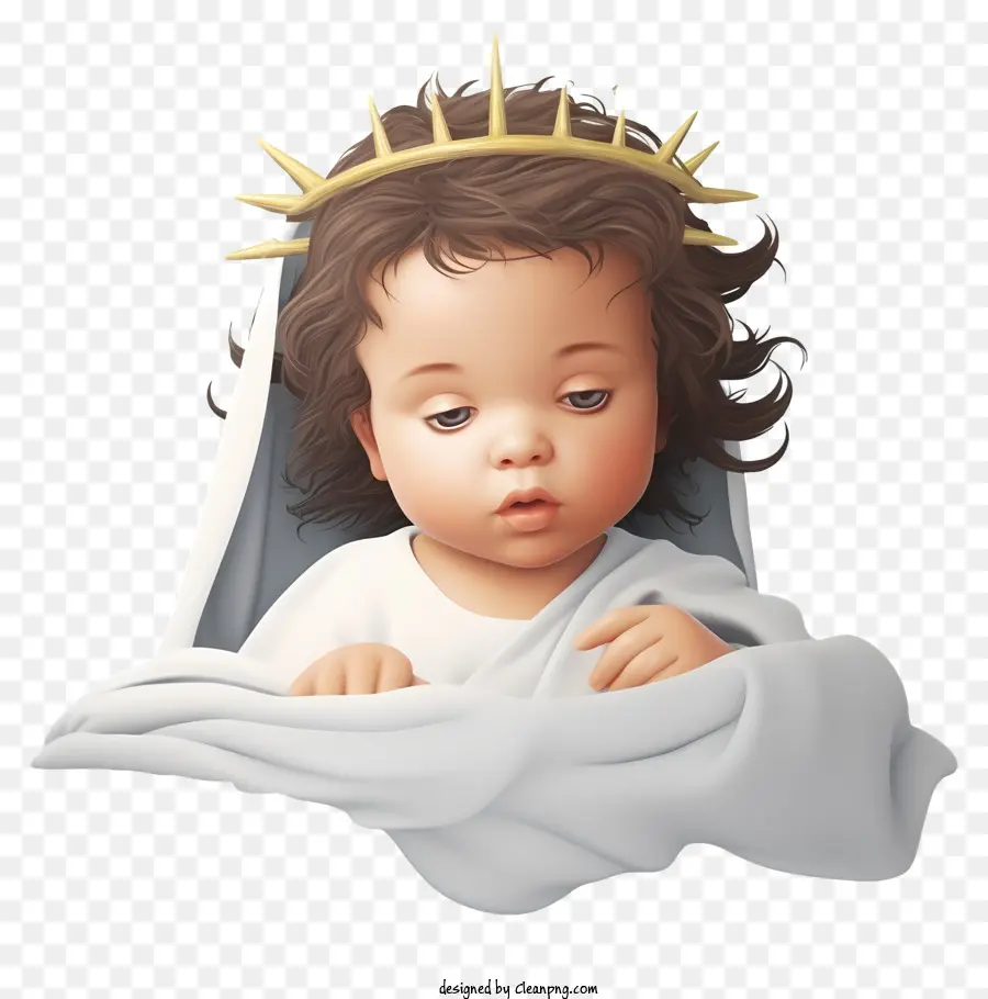 Baby Realista 3d Jesus，Jesus PNG