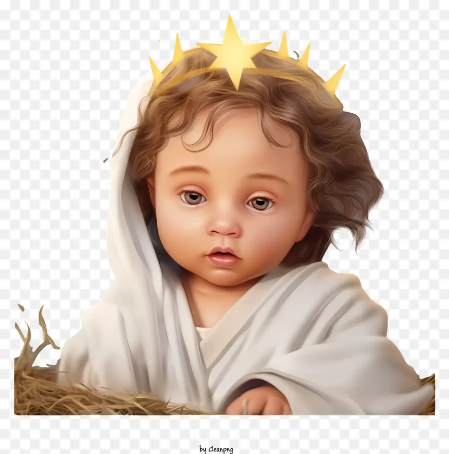 Baby Realista 3d Jesus，Bebê PNG