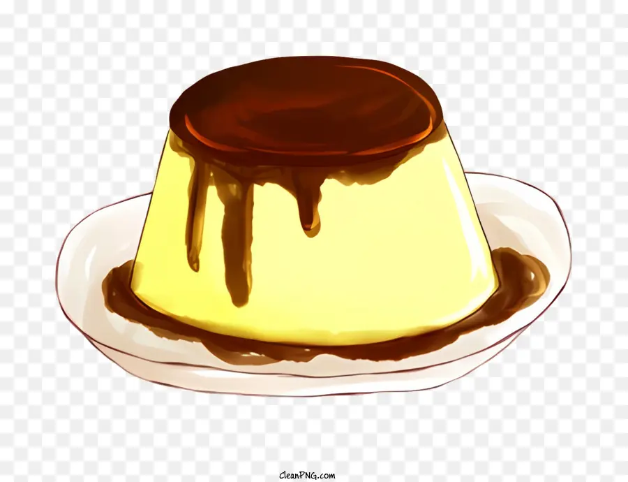 Desenho Animado，Pudim De Caramelo PNG