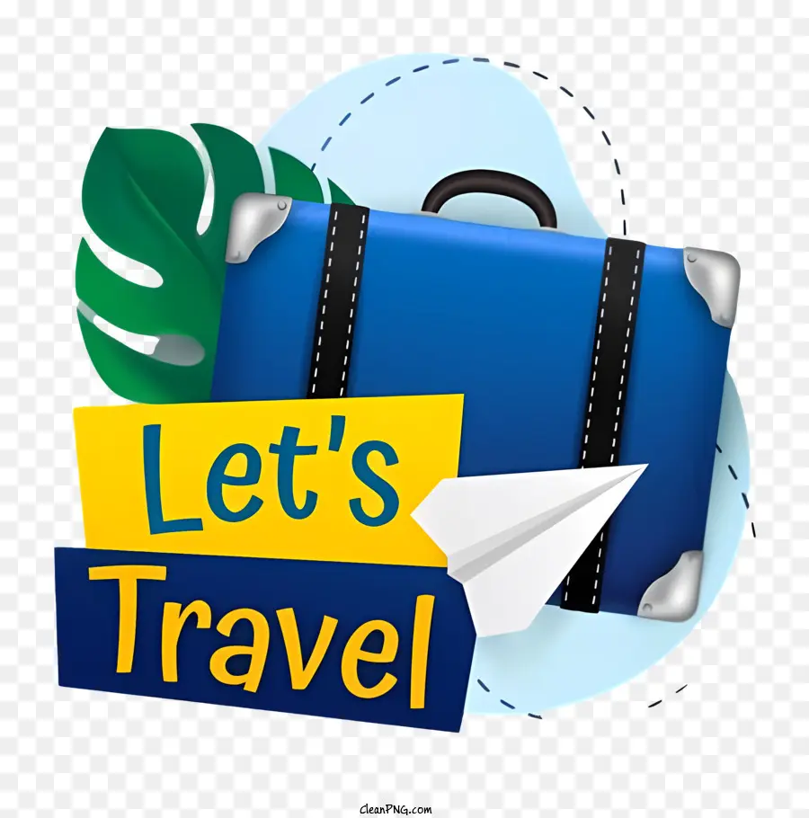 Viagens，Bolsa De Viagem Azul PNG