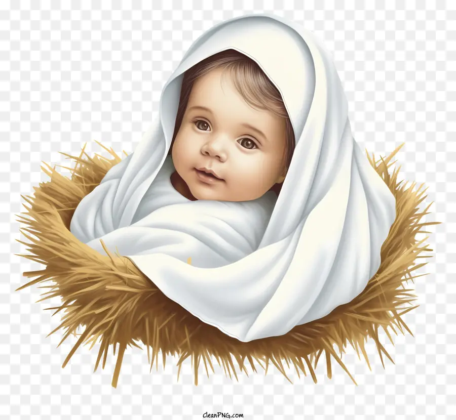 Esboce O Bebê Jesus，Baby Jesus PNG